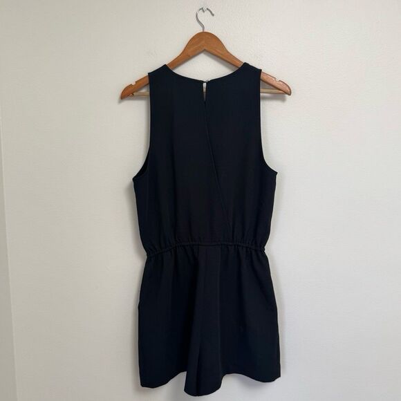 Aritzia Wilfred Rive Cinched Waist Romper in Black Size Large - Picture 5 of 9